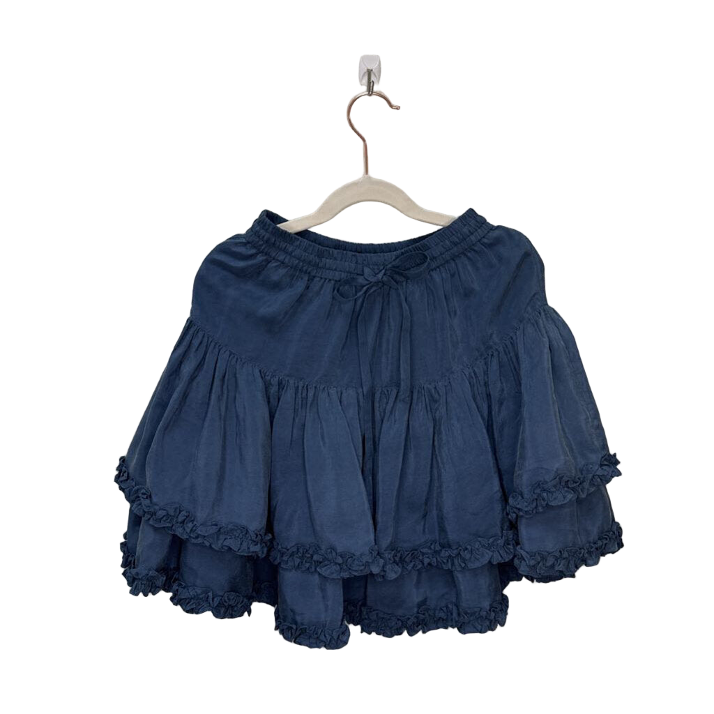 2PC Silk Top & Skirt