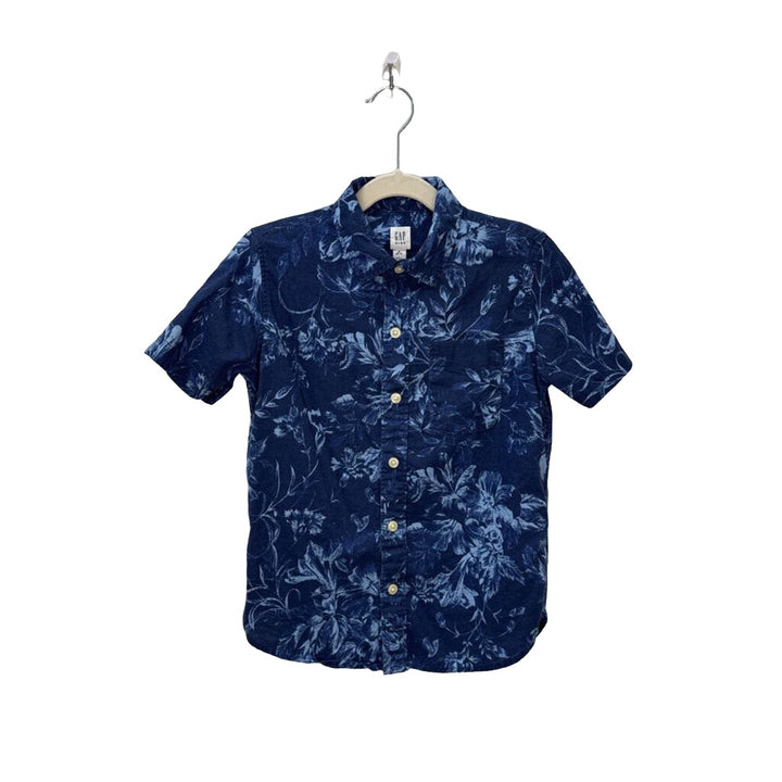 SS Collared Button-up - Floral