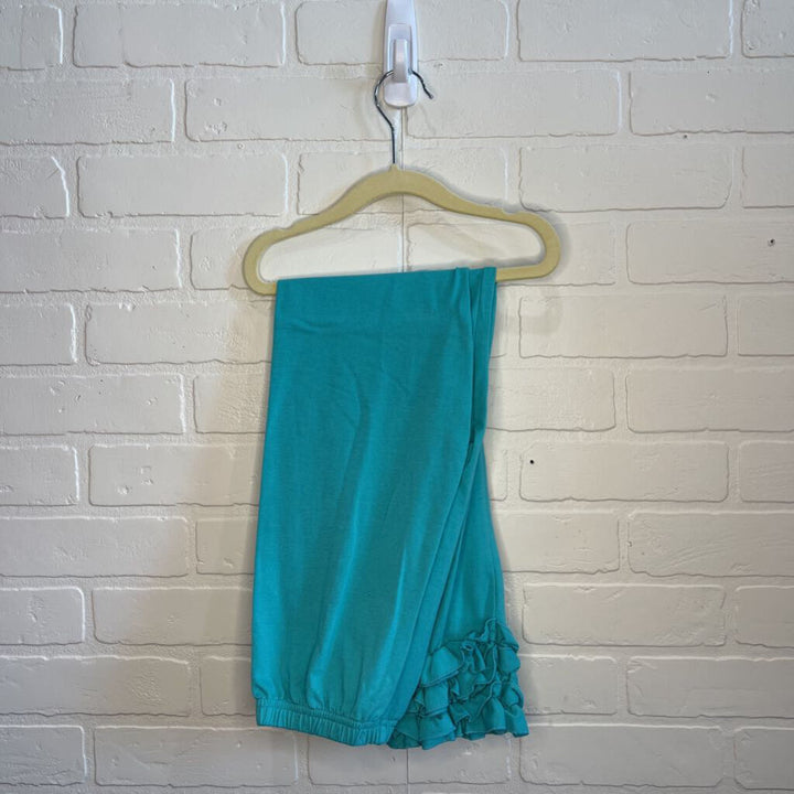 Knit Leggings w/Ruffled Cuffs