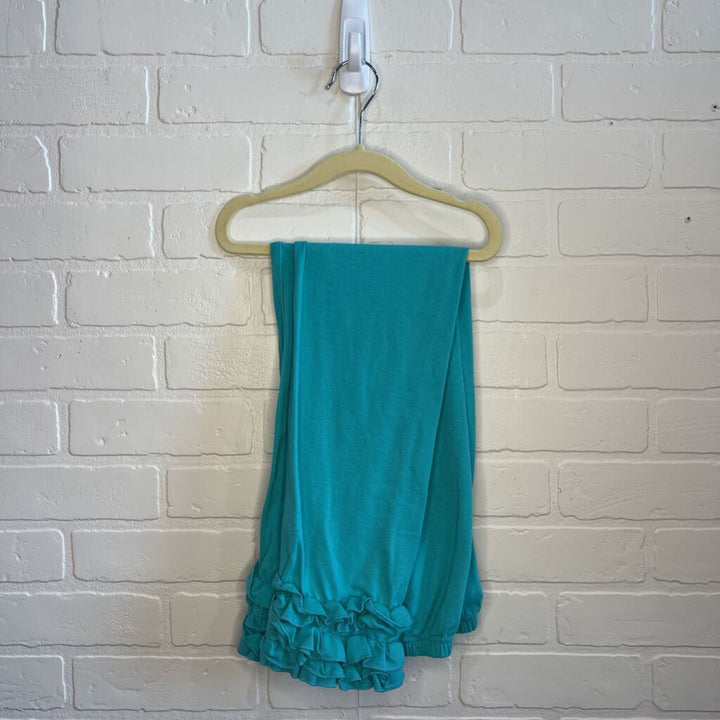 Knit Leggings w/Ruffled Cuffs