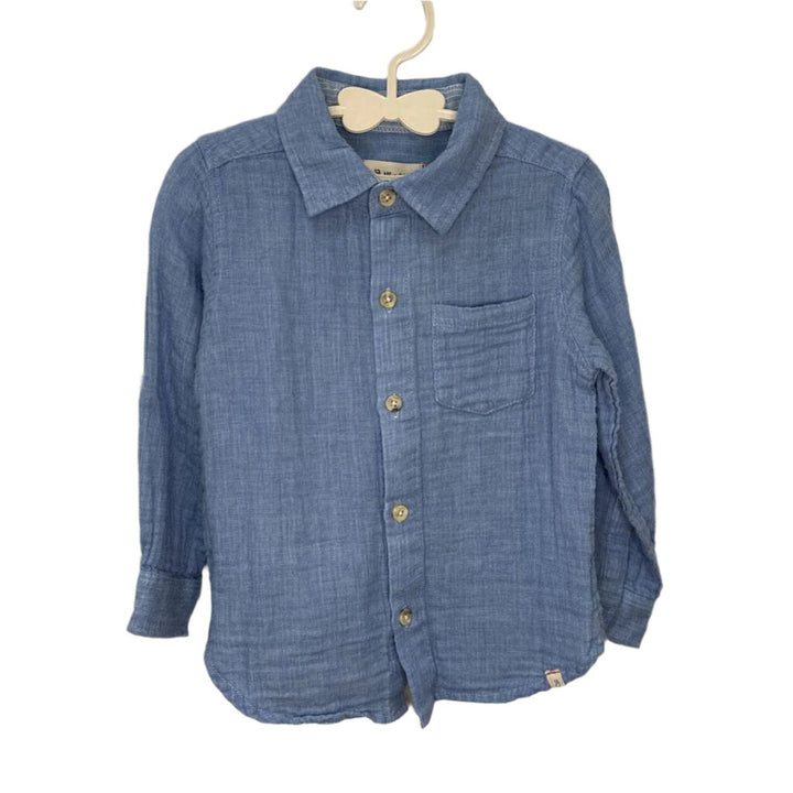 LS Linen Button Down Shirt