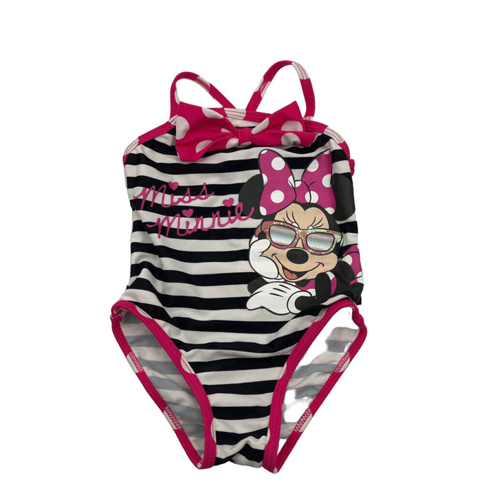 One Pc Bathing Suit / Minnie Mouse / Striped