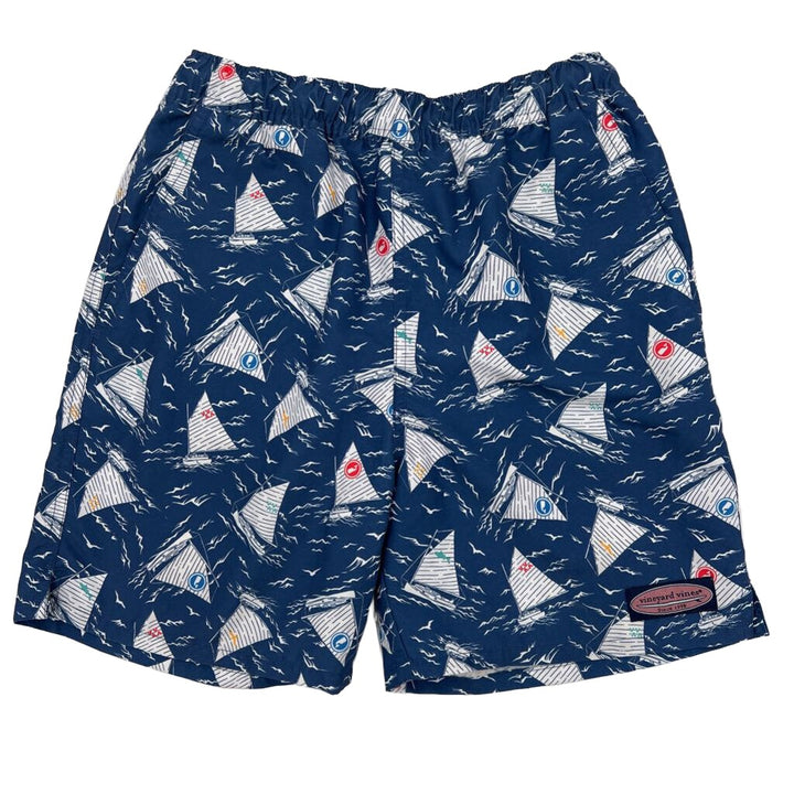 Swim Trunks / Sailboats