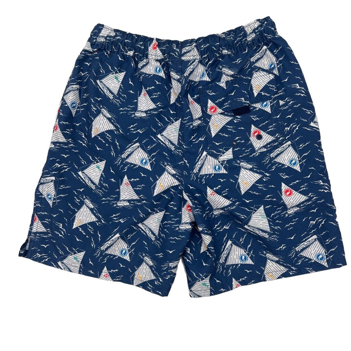 Swim Trunks / Sailboats