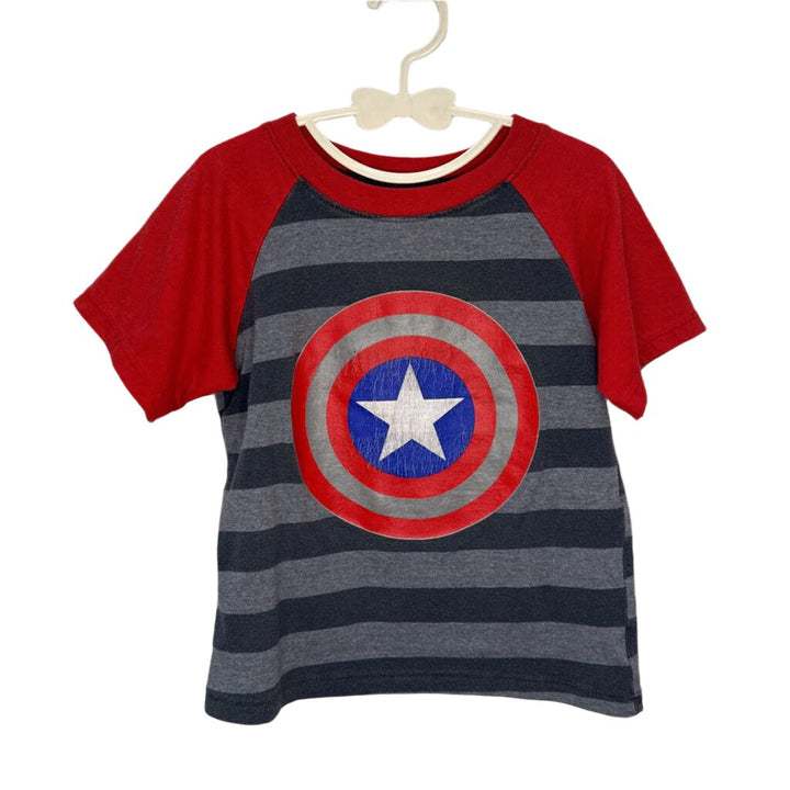 Hooded SS Shirt / Captain America