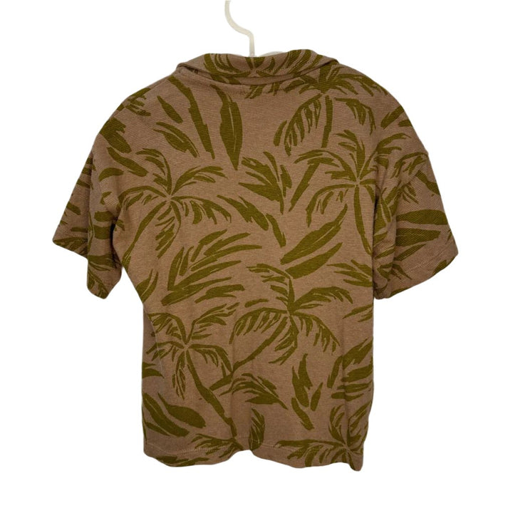 SS Collared Shirt - Palm Trees