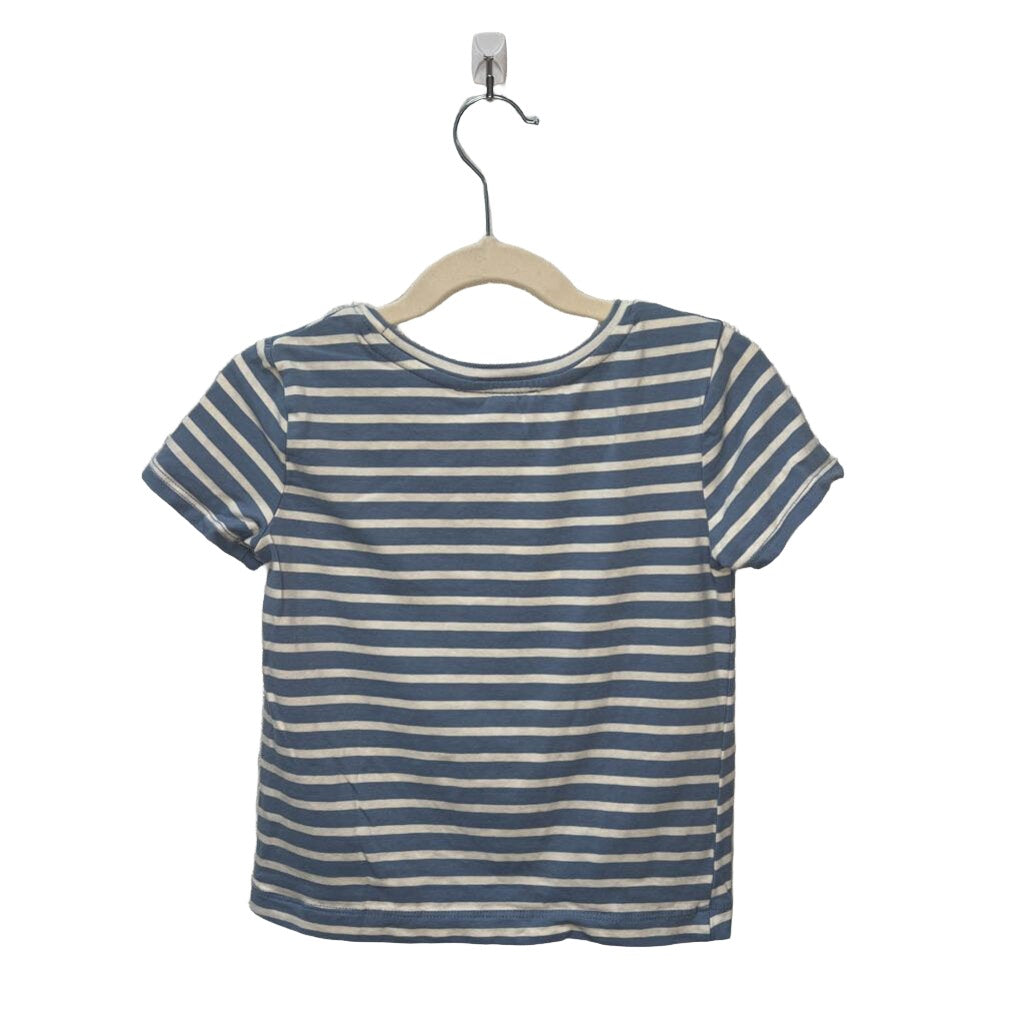 SS Tie Front Shirt / Stripes