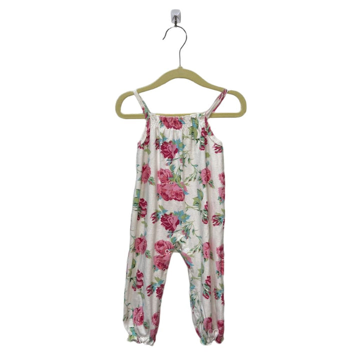 Sleeveless Romper / Flowers