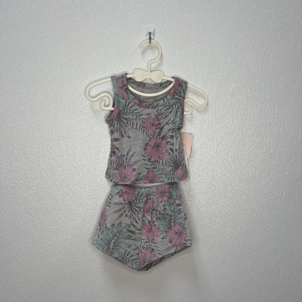 Tank & Shorts Set / Flowers