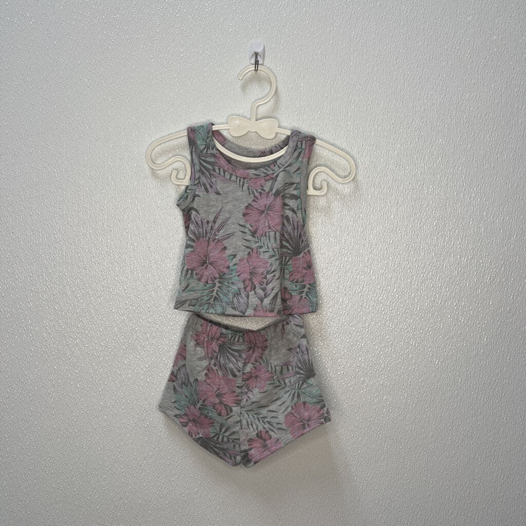 Tank & Shorts Set / Flowers