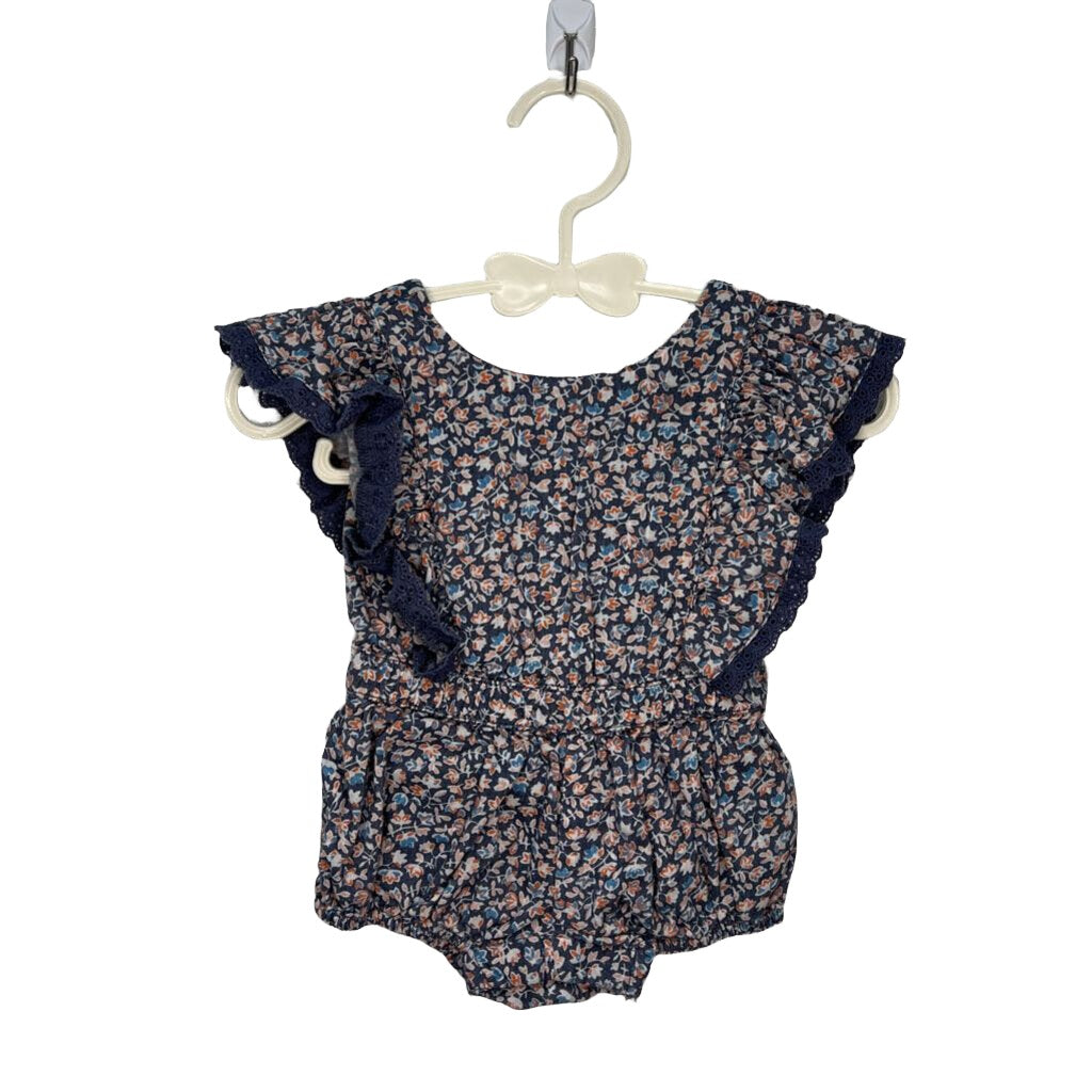 Cotton Romper / Flowers