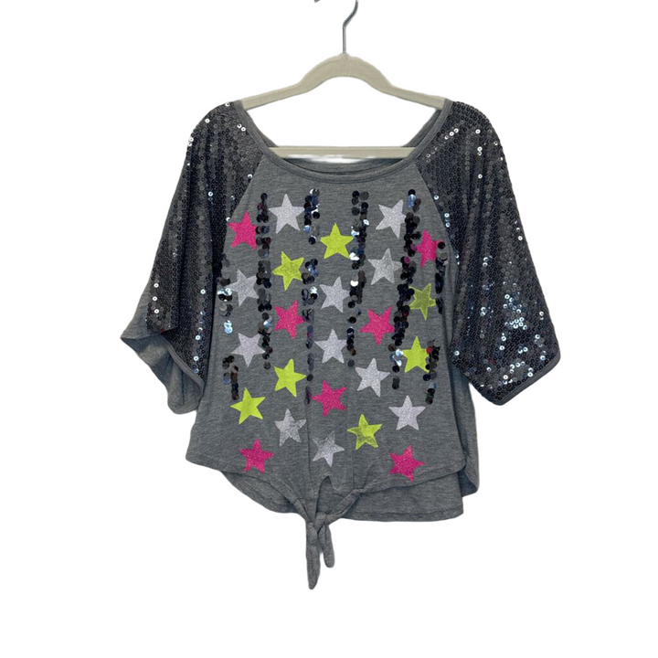 Sequined, Stars, T-Shirt