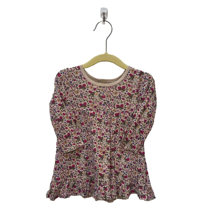 LS Cotton Dress / Flowers