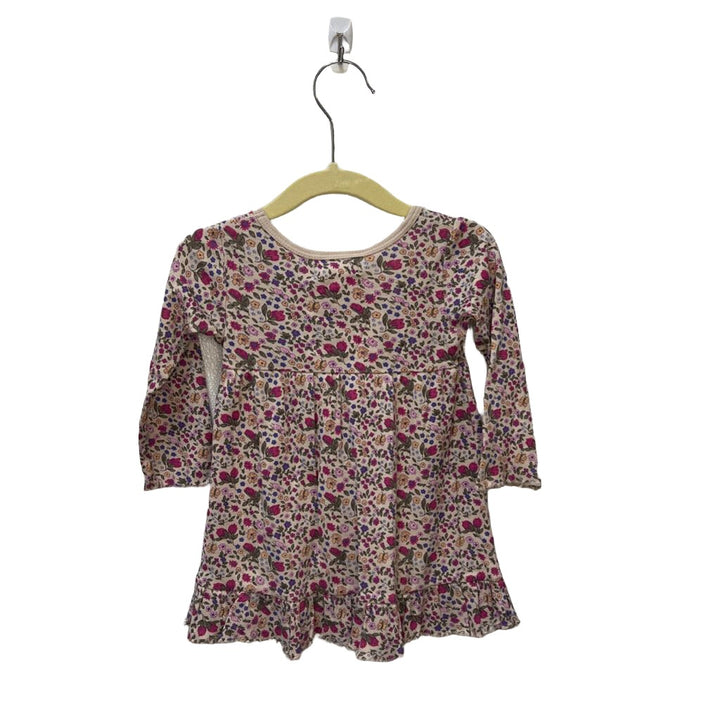 LS Cotton Dress / Flowers