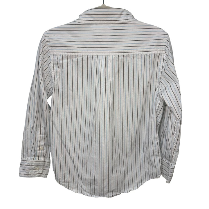 LS Collared Button Up / Striped