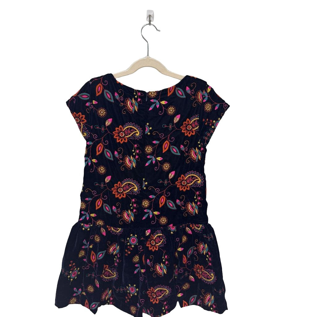 SS Floral Velvet Dress