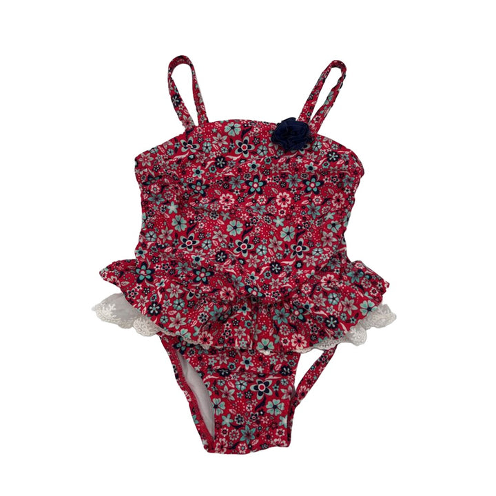 One Pc Bathing Suit / Floral