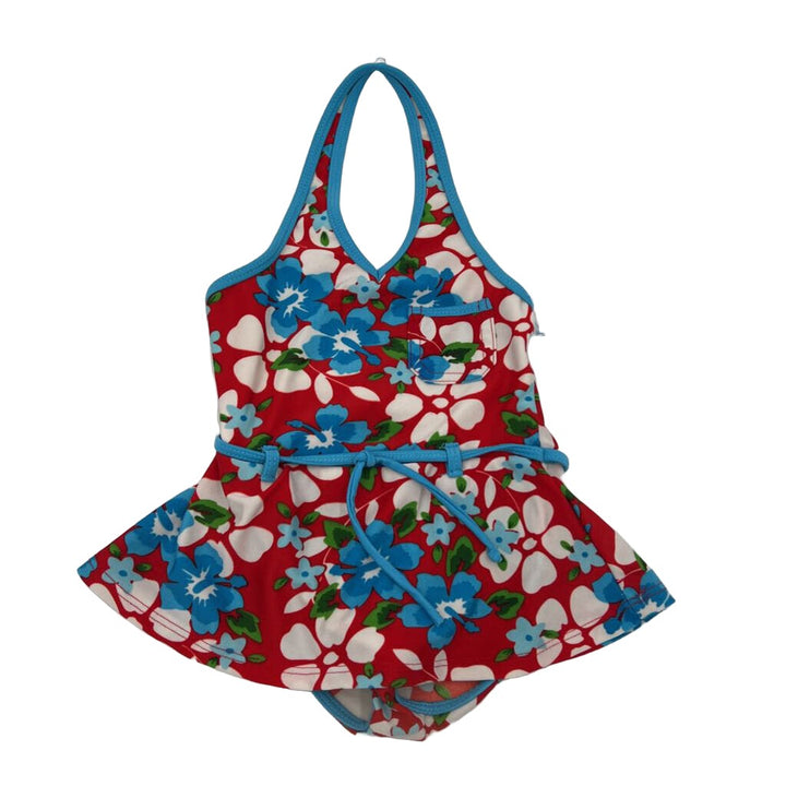 One Pc Bathing Suit / Flowers