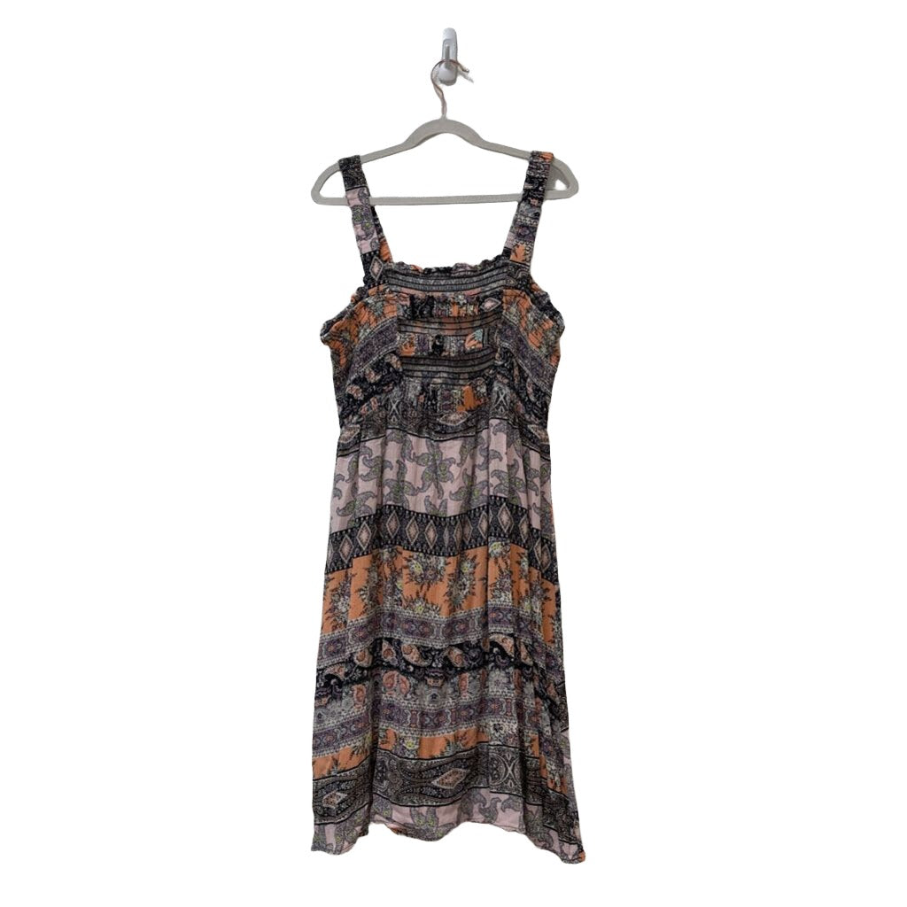 Sleeveless Paisley Dress