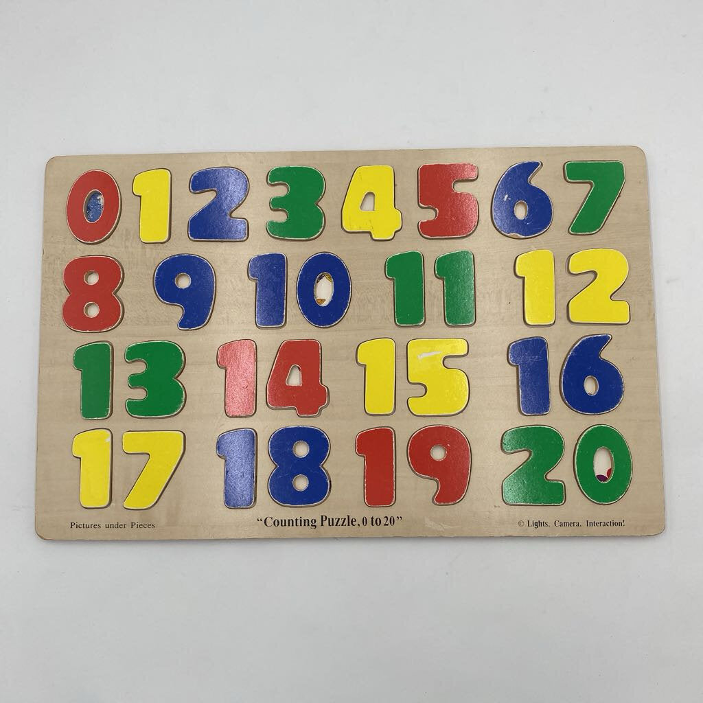 Wooden Number Puzzle