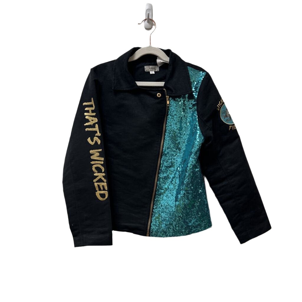 Zip Up Jacket w Sequin / Wicked Fierce