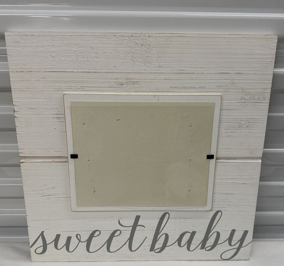 Wood Sweet Baby Picture Frame