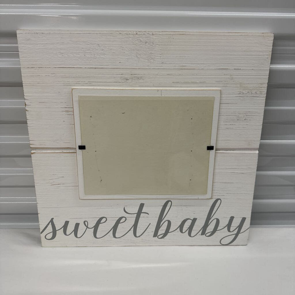 Wood Sweet Baby Picture Frame