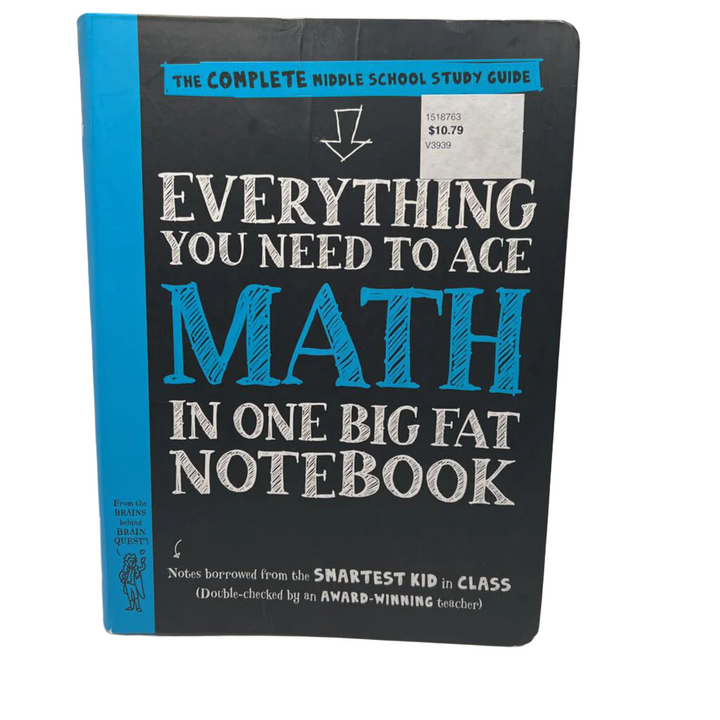 Everything You Need To Ace Math In One Big Fat Notebook