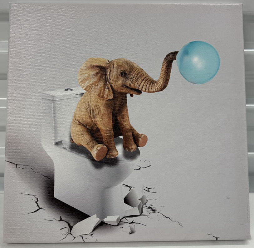 Canvas Elephant Picture