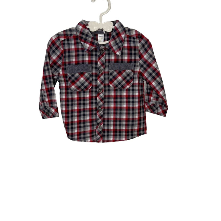 Collared Button-Up Shirt