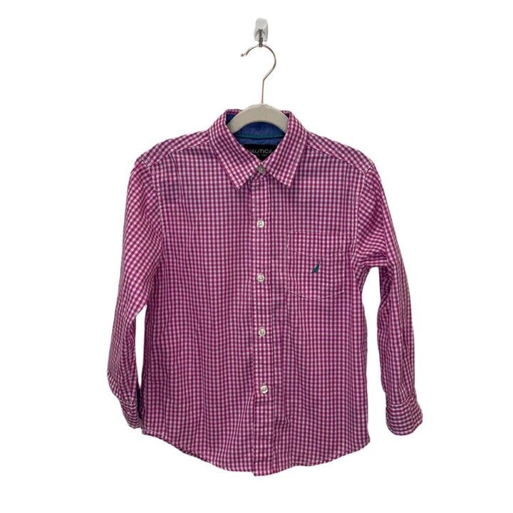 LS Collared Button-Up Shirt