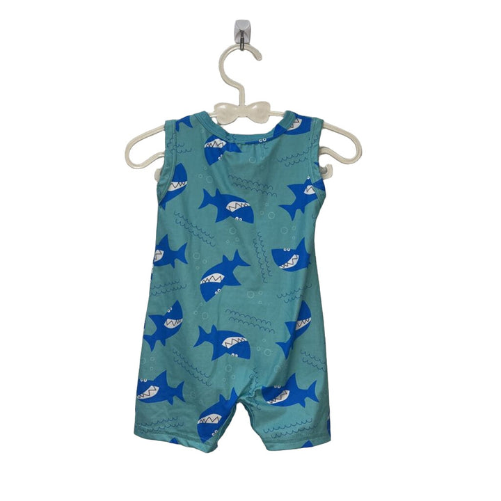 Sleeveless Shark Romper