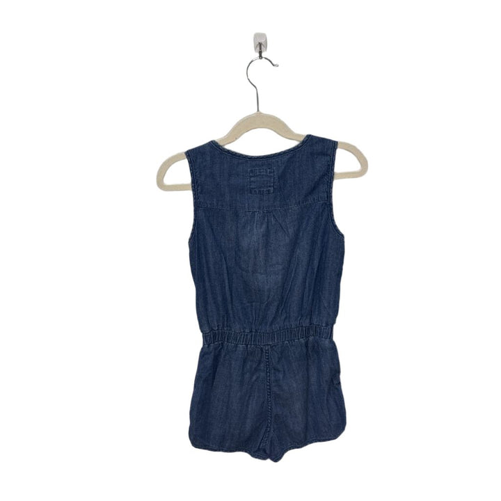 Sleeveless Denim Romper