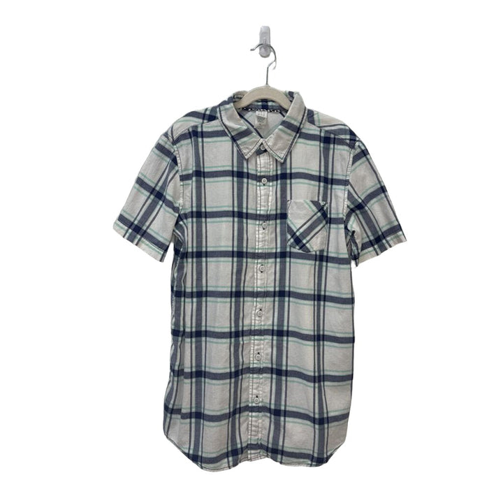 SS Checkered Collared Button Up