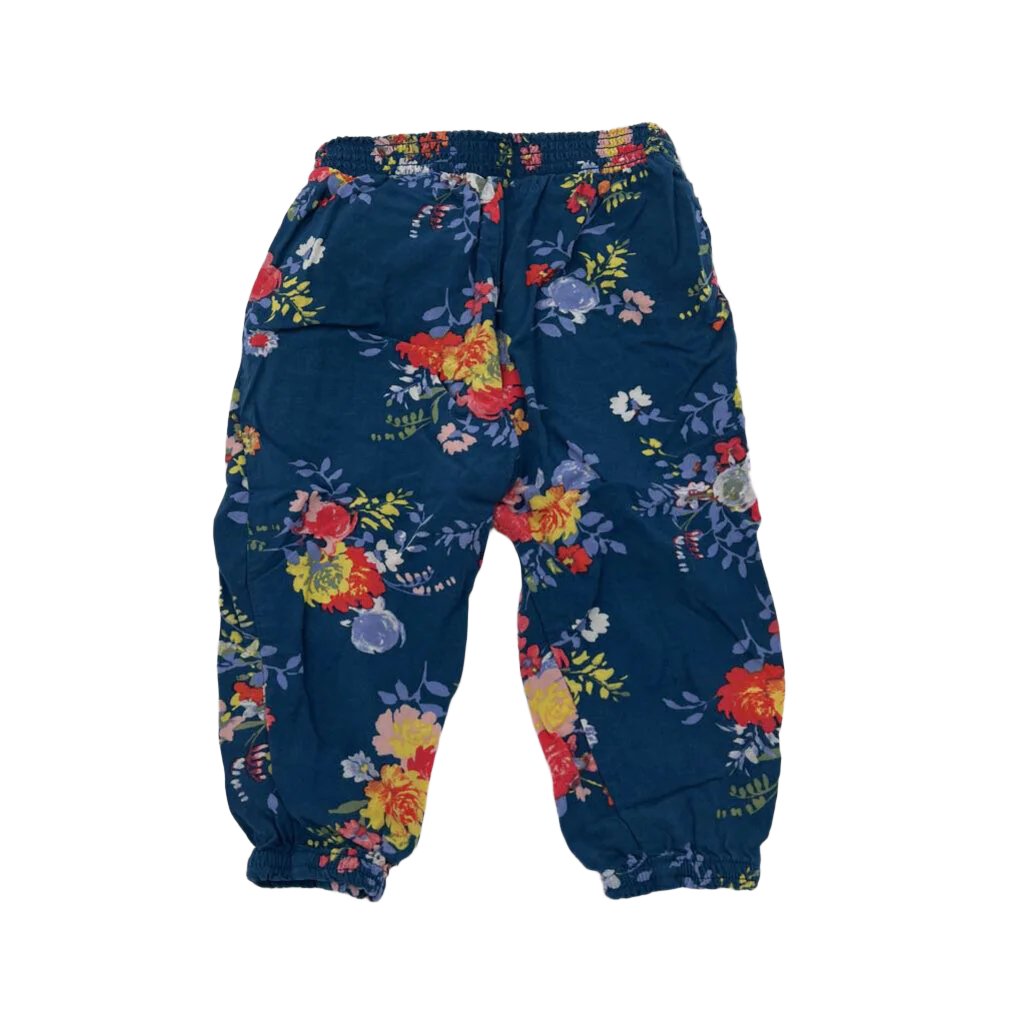 Elastic Waist Lounge Pants / Flowers