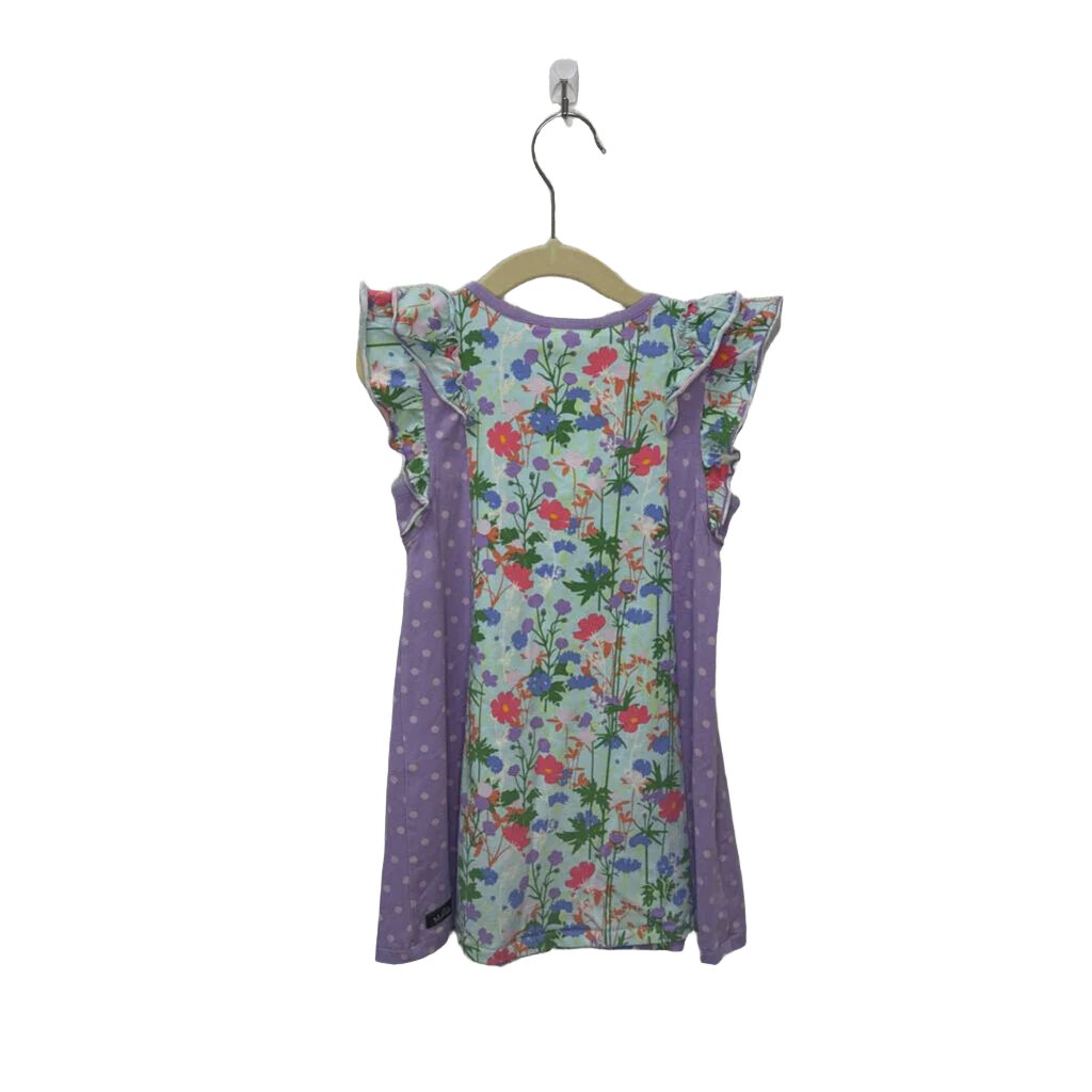 SS Cotton Dress / Dots + Flowers