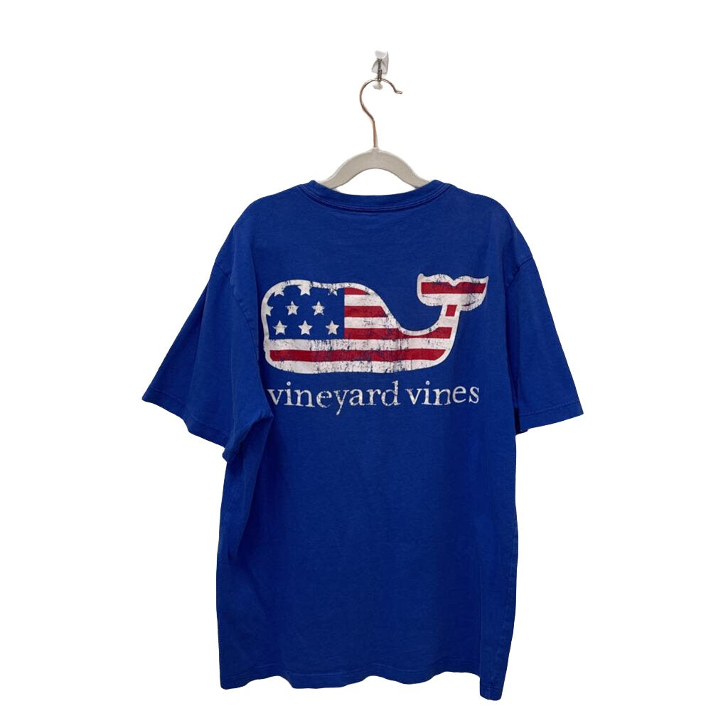 SS Shirt / American Flag Whale