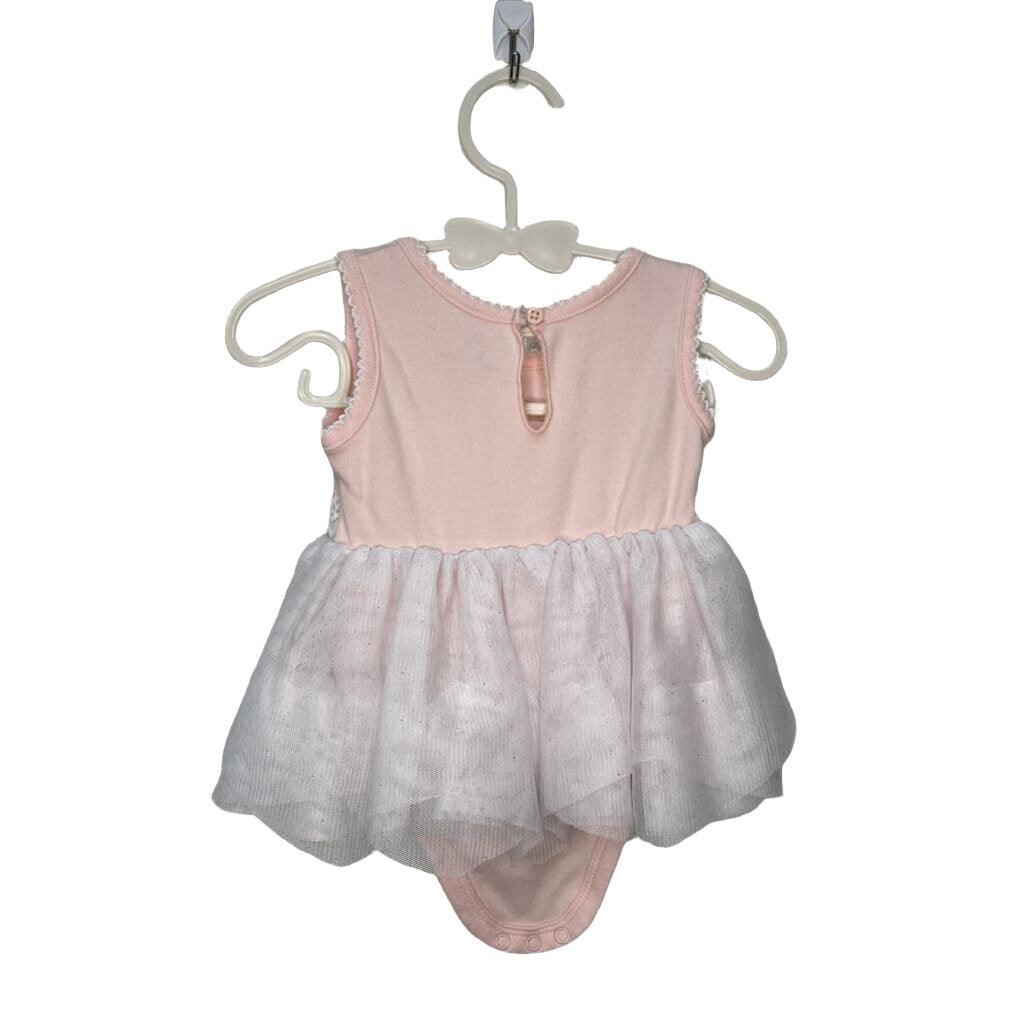 Sleeveless Romper w/ Tulle Skirt