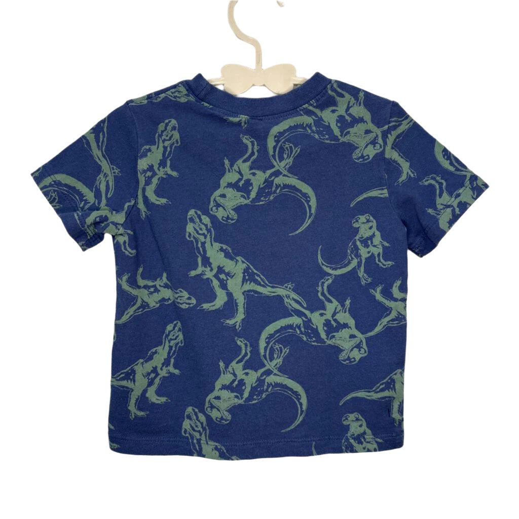 SS Shirt / Chest Pocket + Dinosaurs