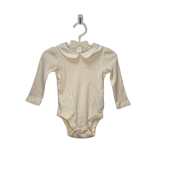 LS Ribbed Onesie w/ Collar