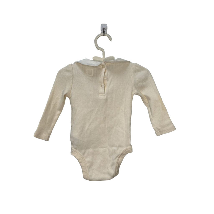 LS Ribbed Onesie w/ Collar