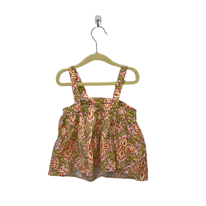 Tank Floral Pattern Shirt