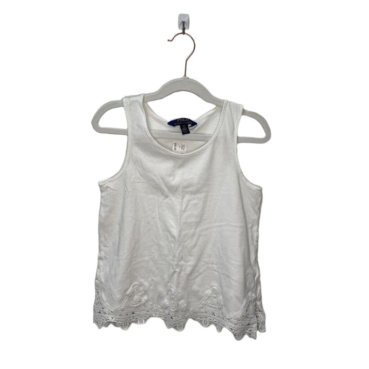 Tank Shirt + Crochet Hem