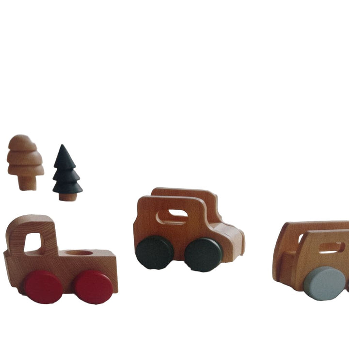 Wood Kids Car Set