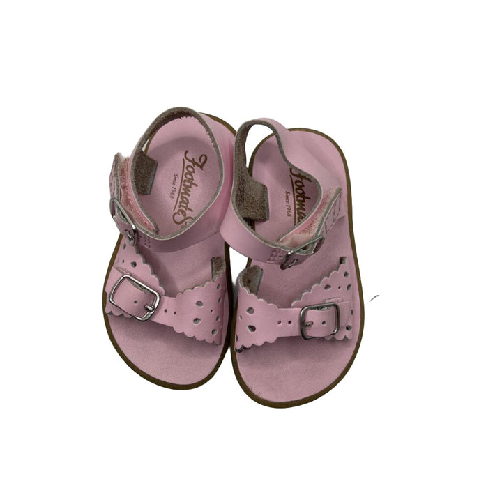 Faux Buckle Velcro Sandals