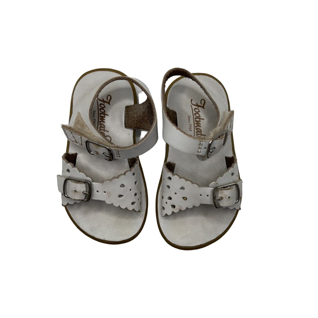 Faux Buckle Velcro Sandals