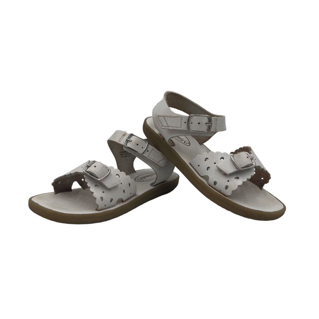 Velcro Faux Buckle Sandals