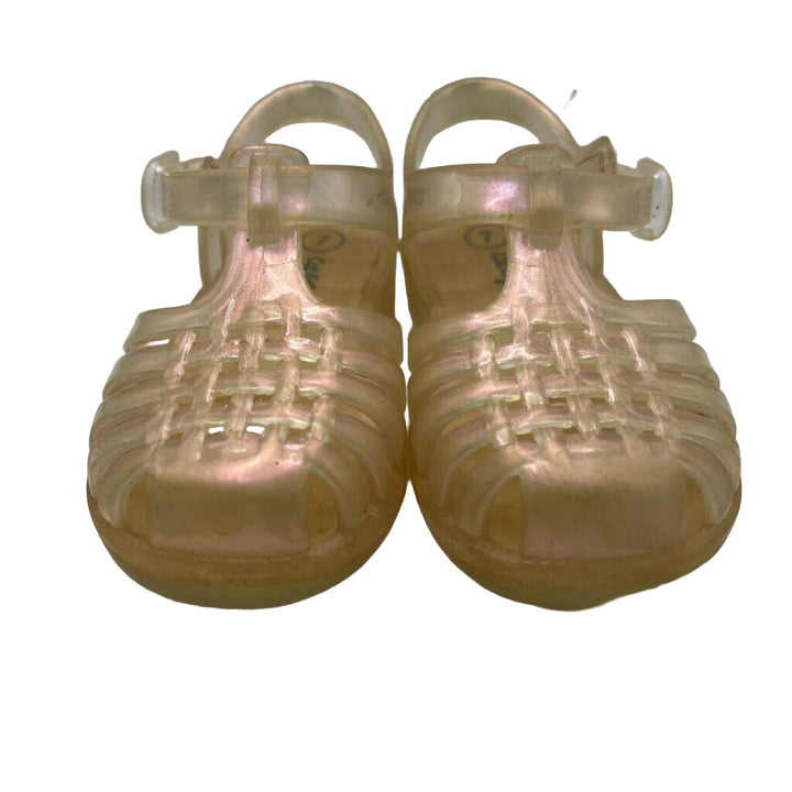 Rubber Velcro Closed Toe Sandals