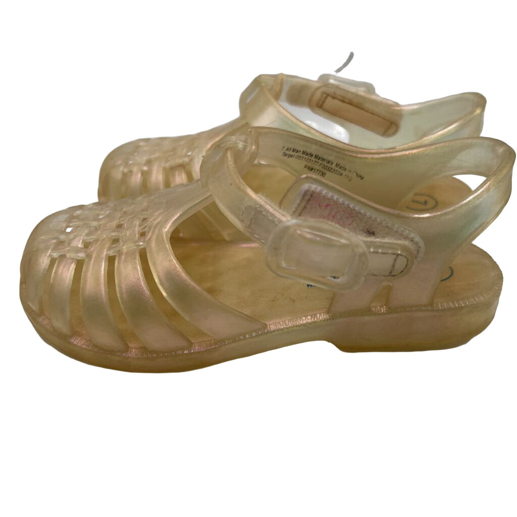 Rubber Velcro Closed Toe Sandals