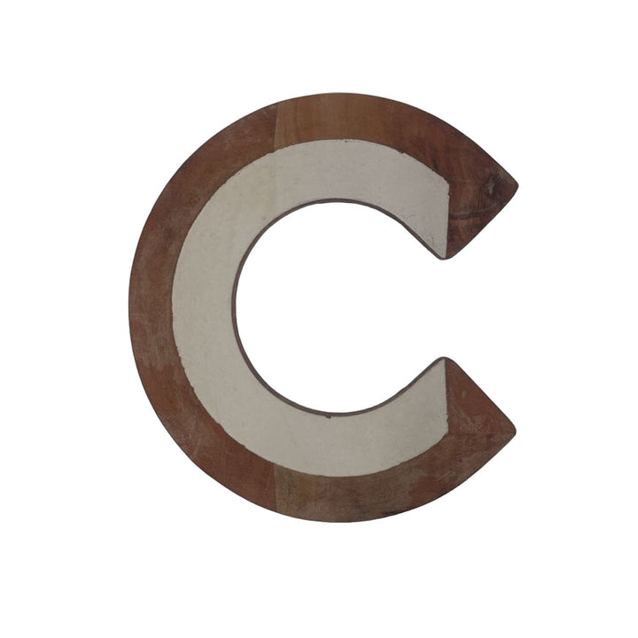 Wooden Letter C